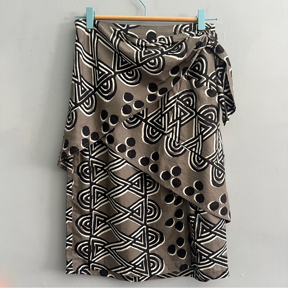 Anthropologie Maeve Edessa Wrap Pencil Skirt, Size 2 - Picture 4 of 11